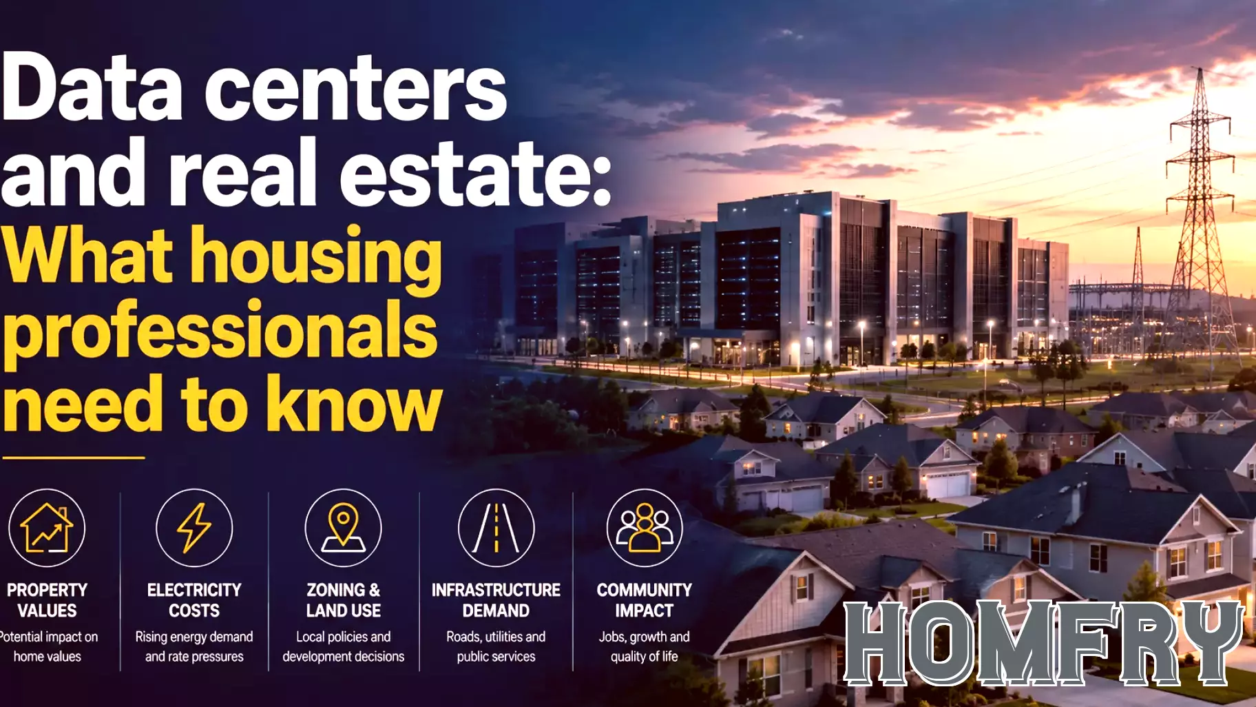 Data centers and real estate: What housing professionals need to know