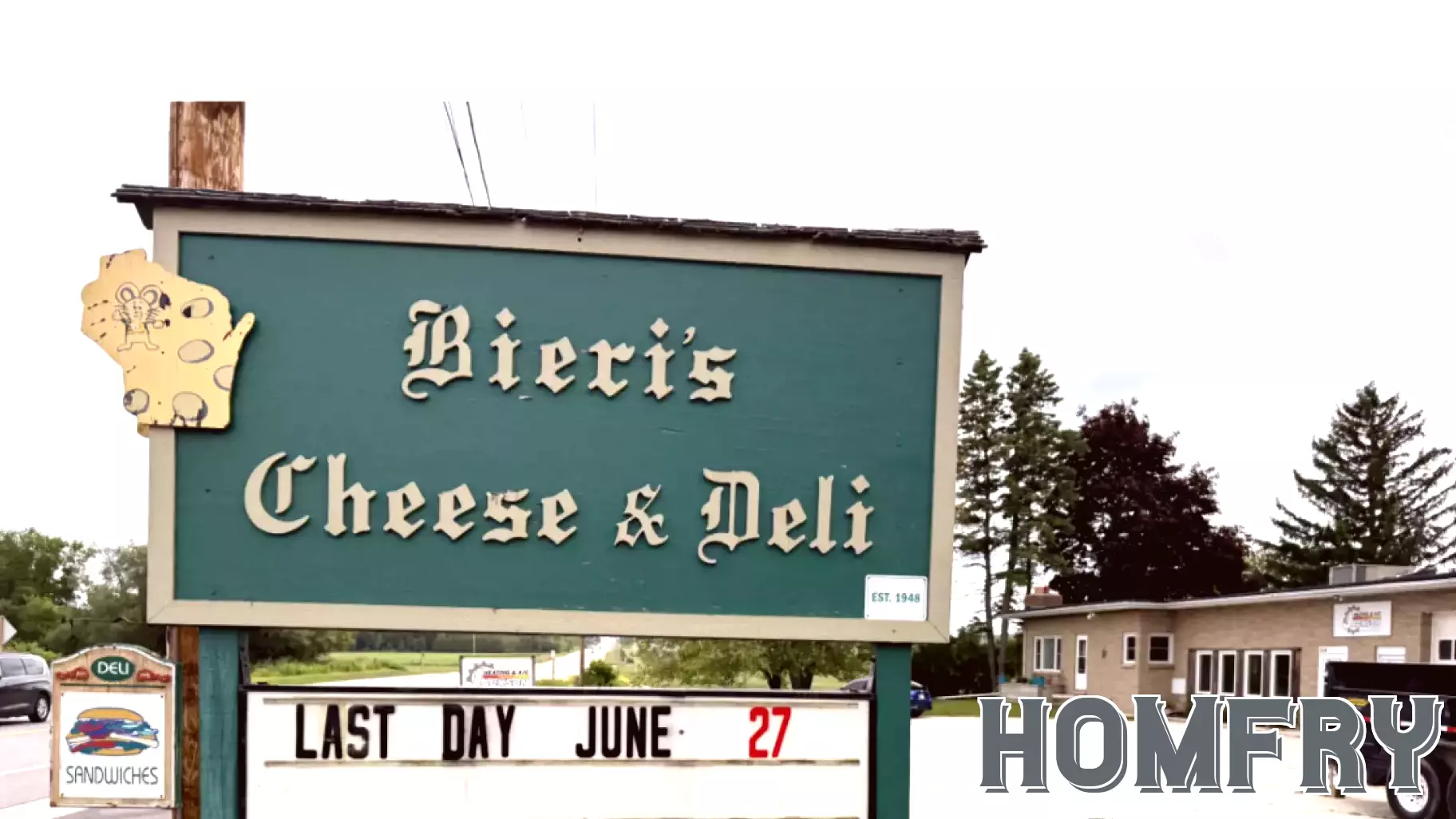 REAL ESTATE | Bieri’s Cheese in Jackson, WI Announces Final Day of Operations