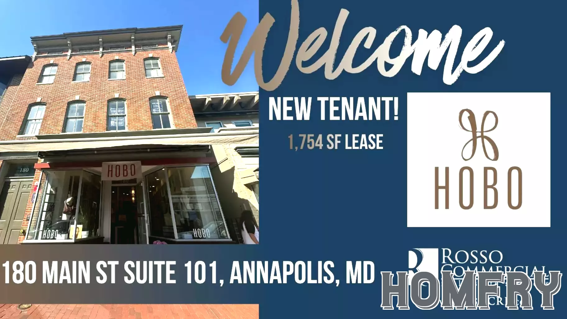 Rosso Commercial Real Estate Announces Hobo Bags’ Flagship Move to Prominent Main Street Location in Downtown Annapolis